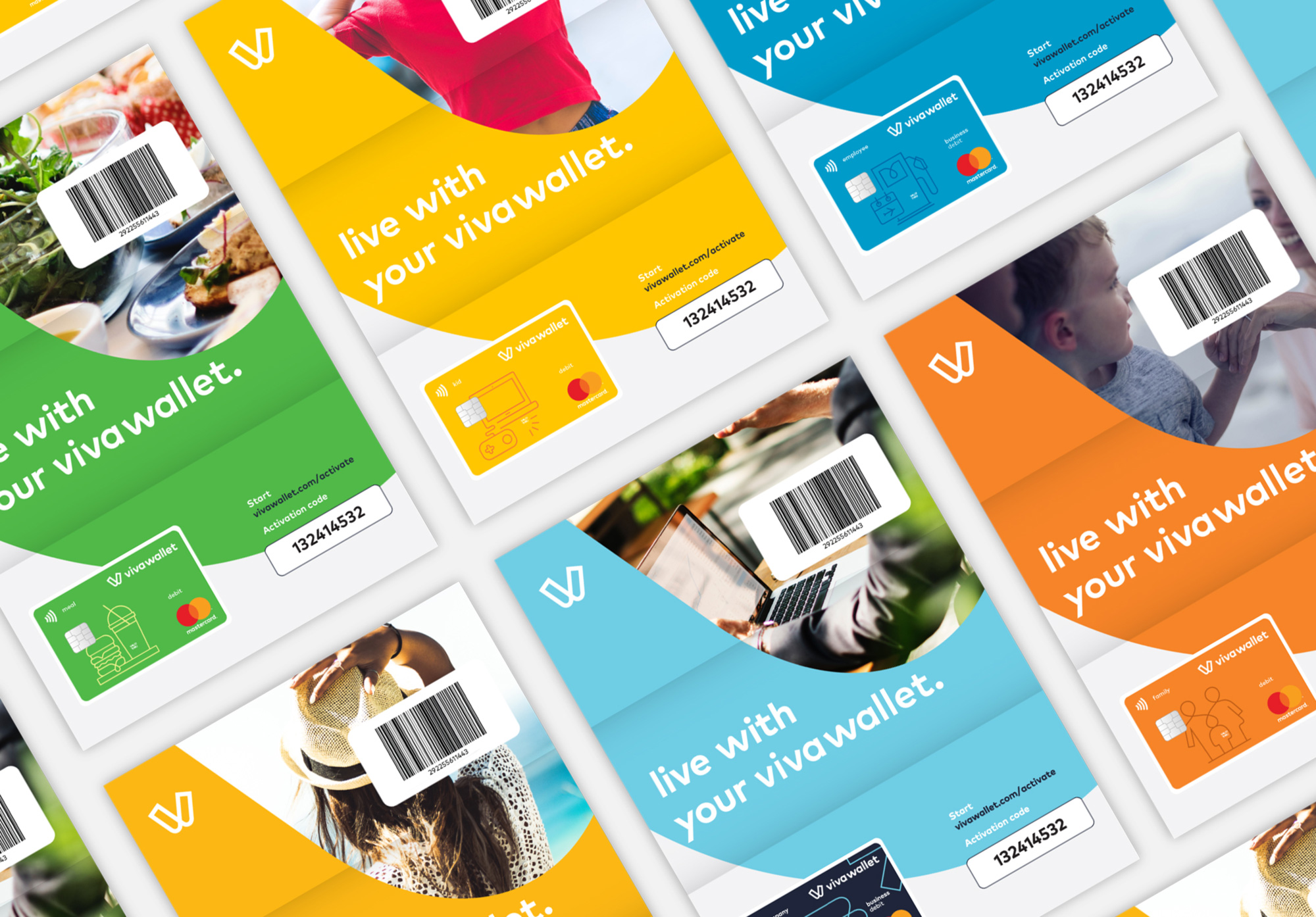 AG Design Agency Viva.com Viva Wallet Technology Bank Branding