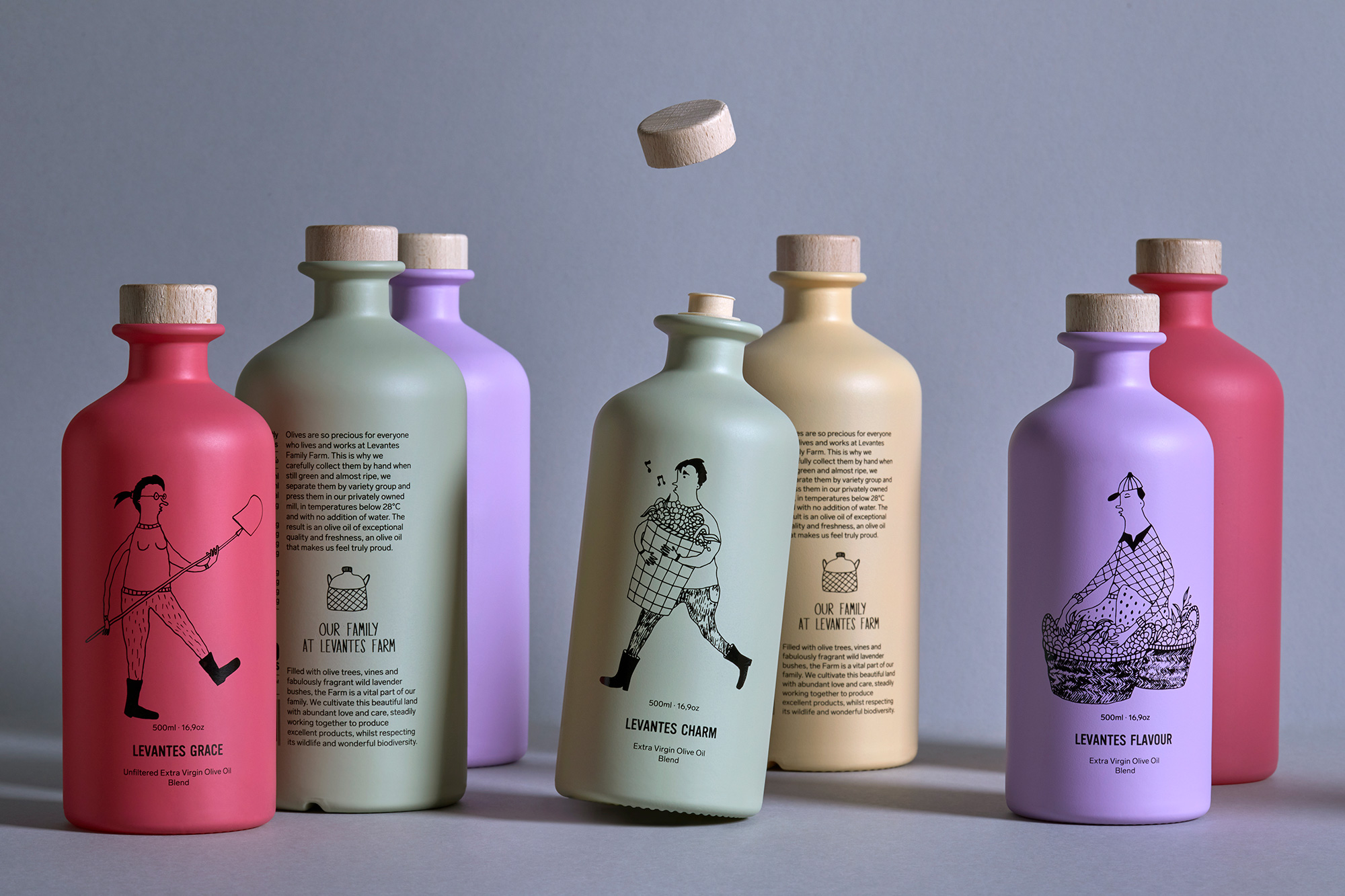 Levantes Family Farm Extra Virgin Olive Oil Greece AG Design Agency