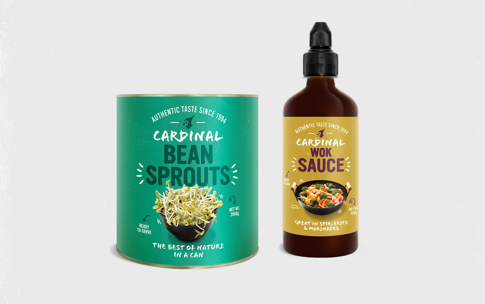 Cardinal The Food Company Wok Shop Branding Packaging