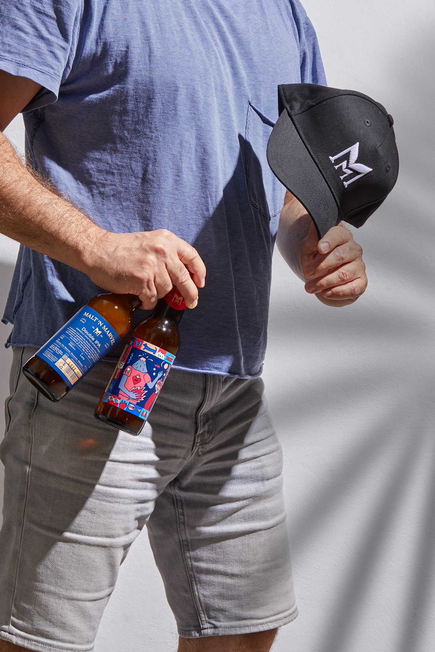 AG Design Agency Malt n Marvel Beer Ftelos Brewery Santorini