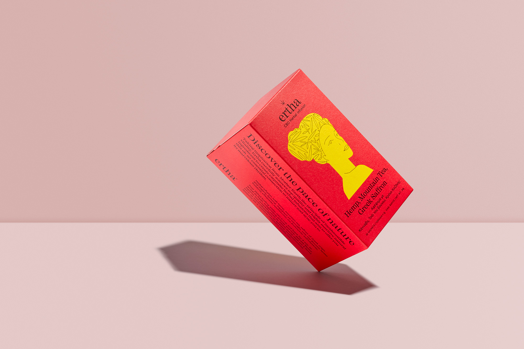 AG Design Agency Ertha CBD Herbal Infusions Branding and Packaging