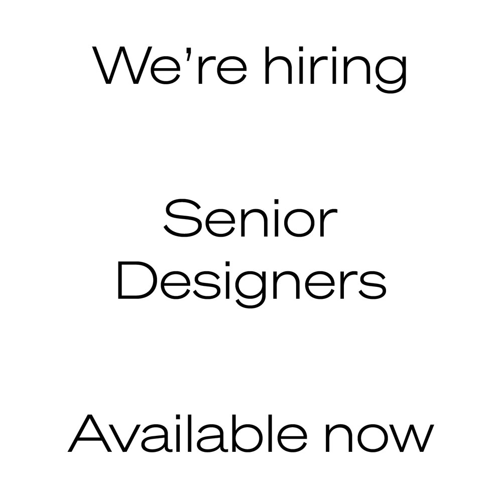 AG Design Agency Hiring Senior Designers