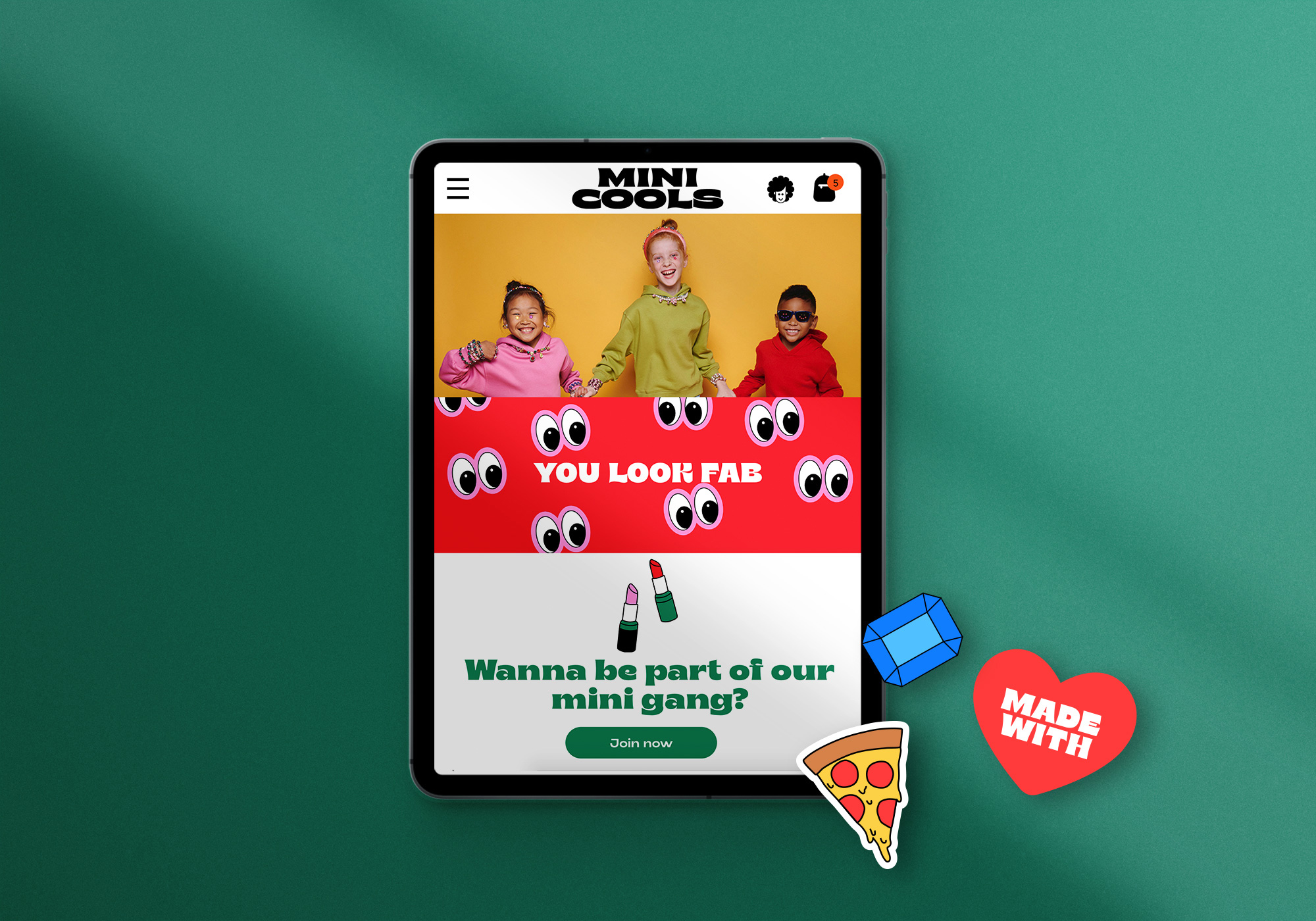 Mini Cools Kids Accessories AG Design Agency