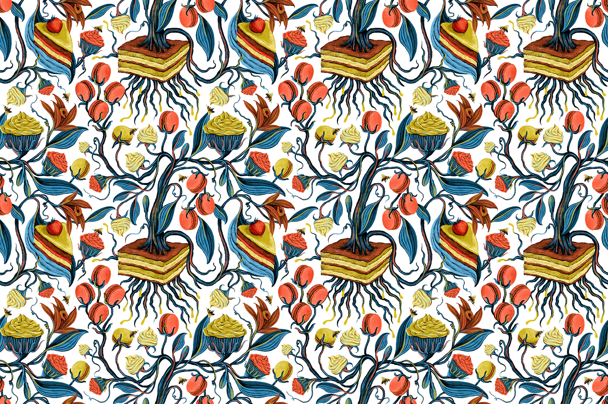 AG Design Agency Gloria Patisserie Packaging Illustration