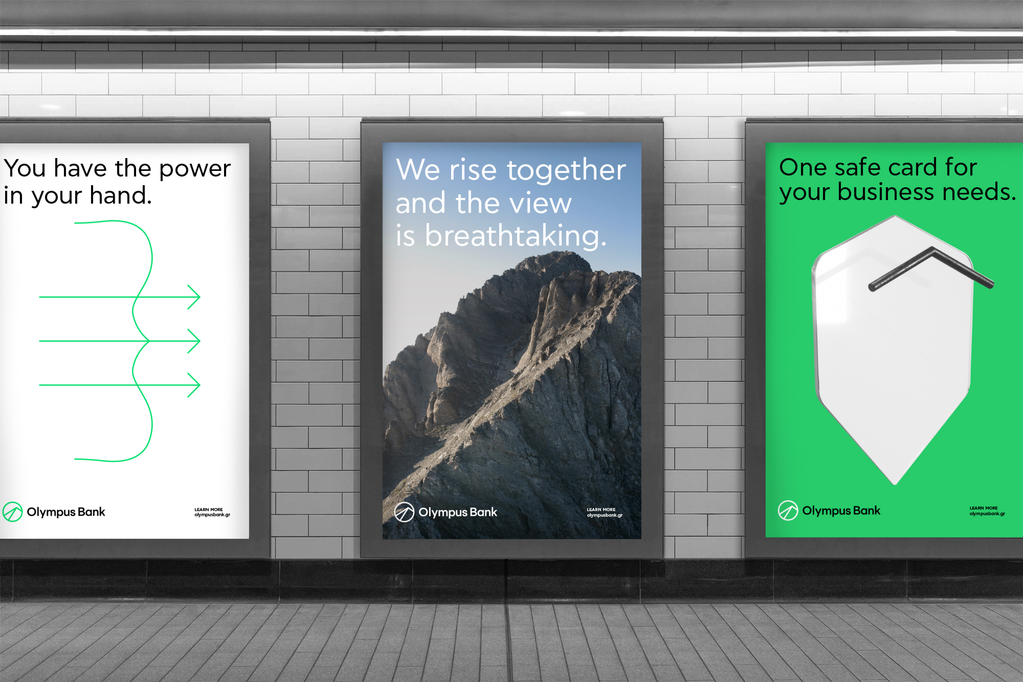 Olympus Bank Drama Bank Branding AG Design Agency