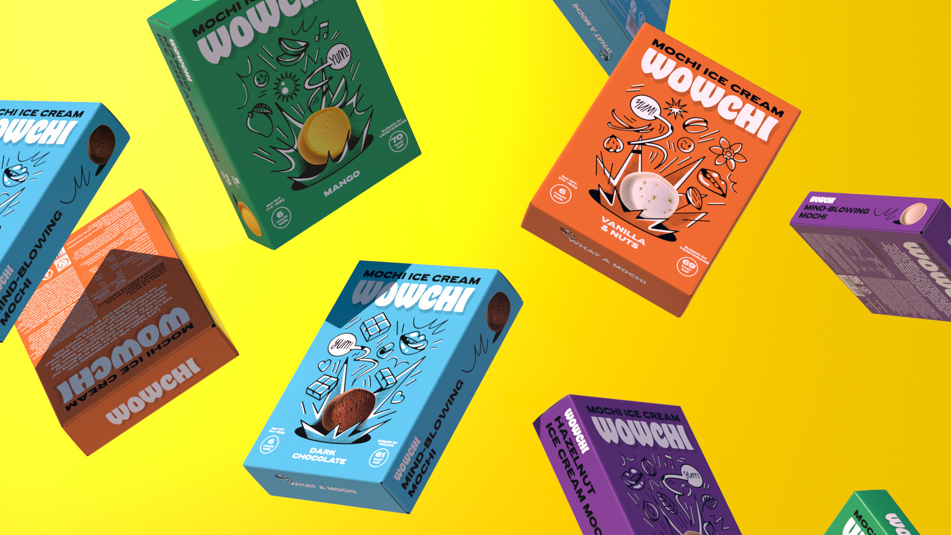 Wowchi Ice Cream Mochi AG Design Agency