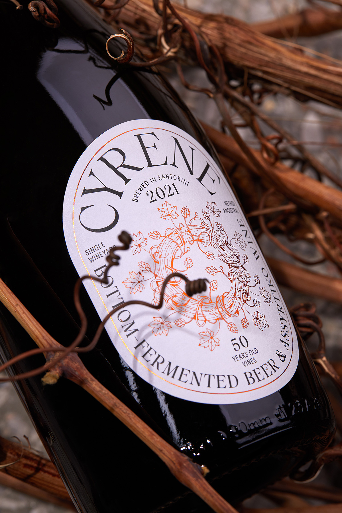 AG Design Agency Cyrene Oenobeer Ftelos Brewery Santorini