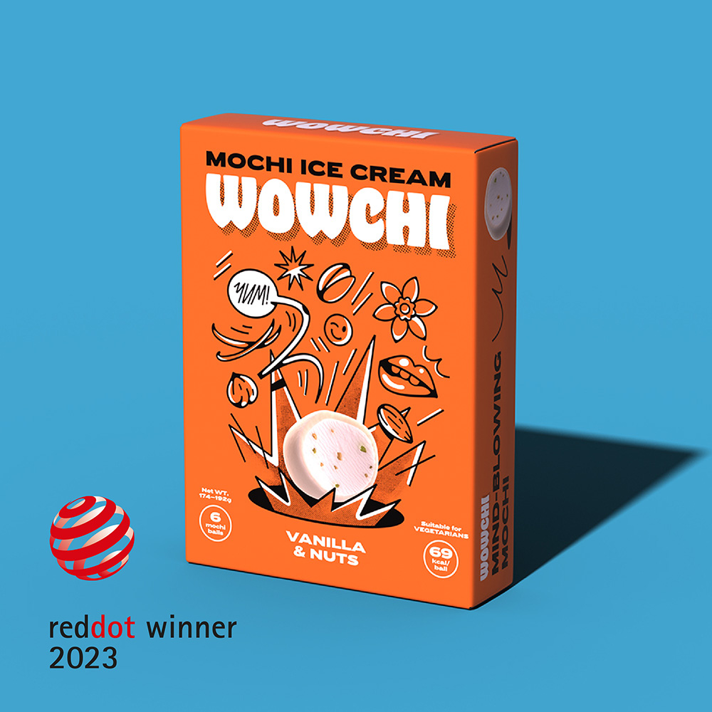 AG Design Agency Red Dot Awards 2023 Wowchi Mochi Ice Cream