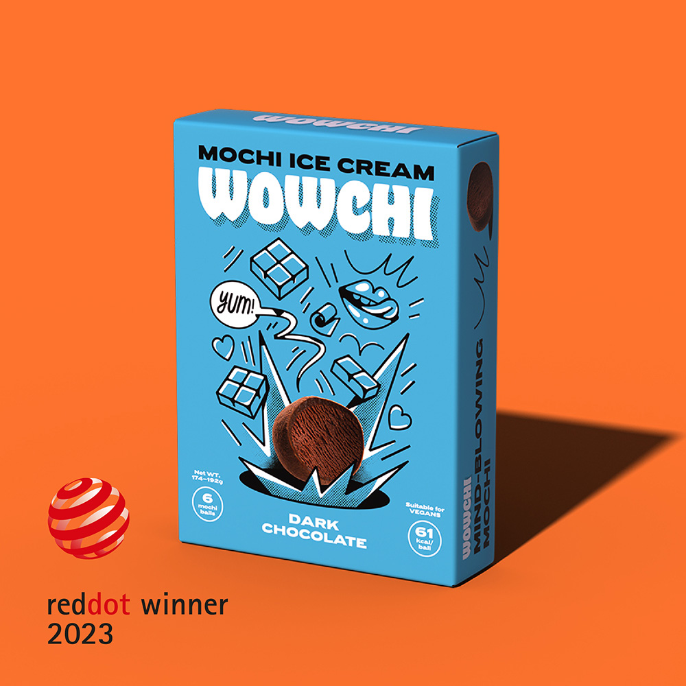 AG Design Agency Red Dot Awards 2023 Wowchi Mochi Ice Cream