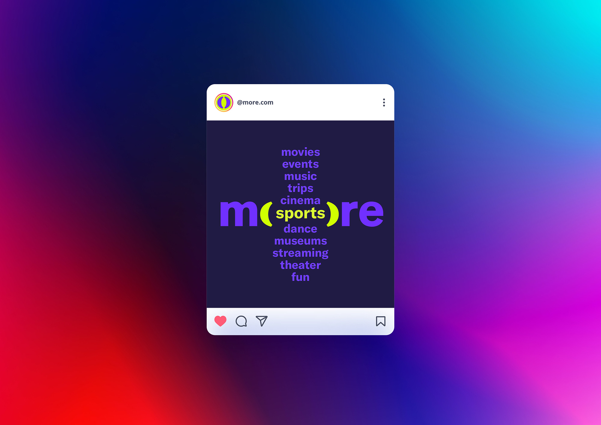 more.com ticketing event sports theater cinema concert branding viva.gr ag design agency