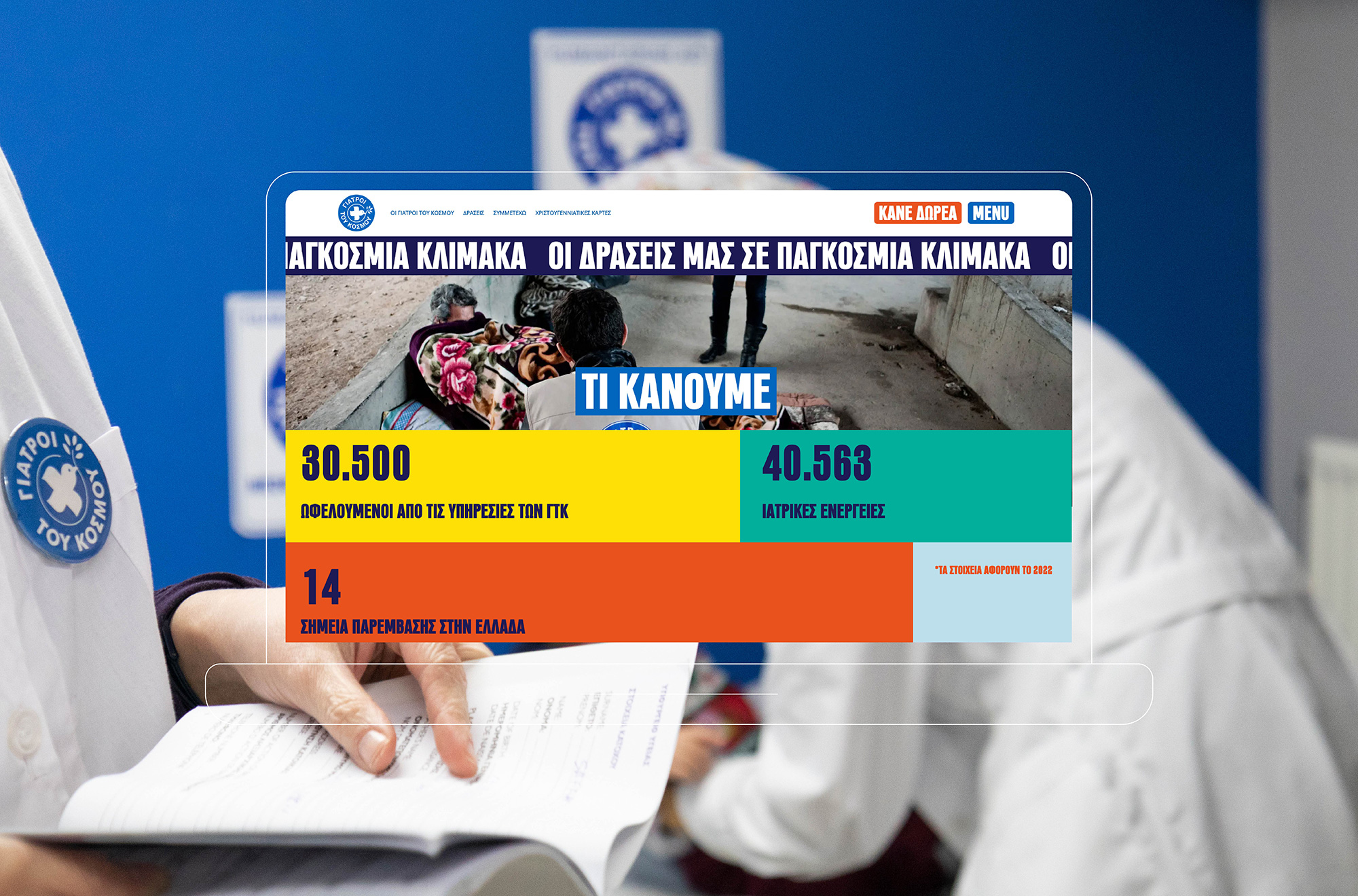 Doctors of the World Médecins du Monde Greece Website AG Design Agency