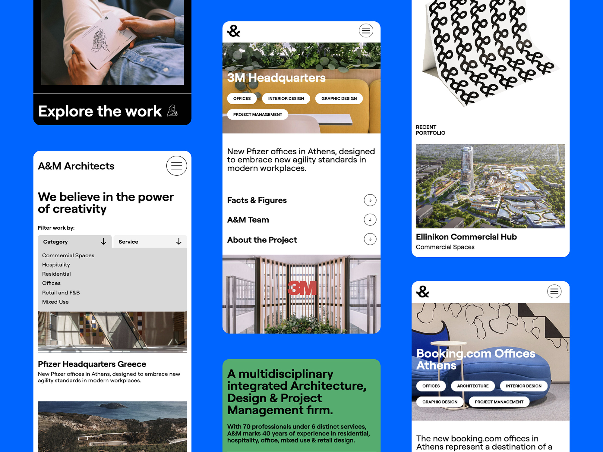 AG Design Agency A&M Architects Website Building Relationships