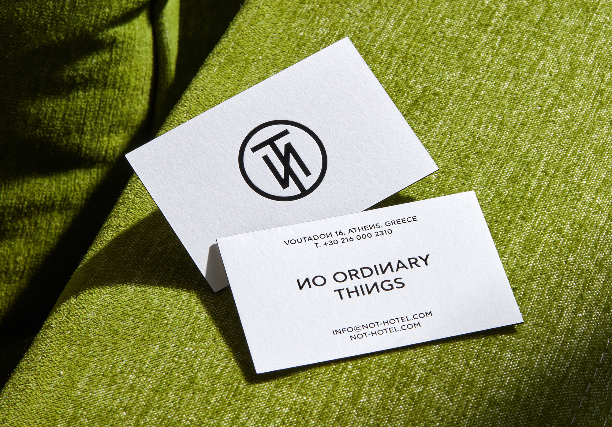 NOT Hotel Athens Technopolis No Ordinary Things AG Design Agency Branding