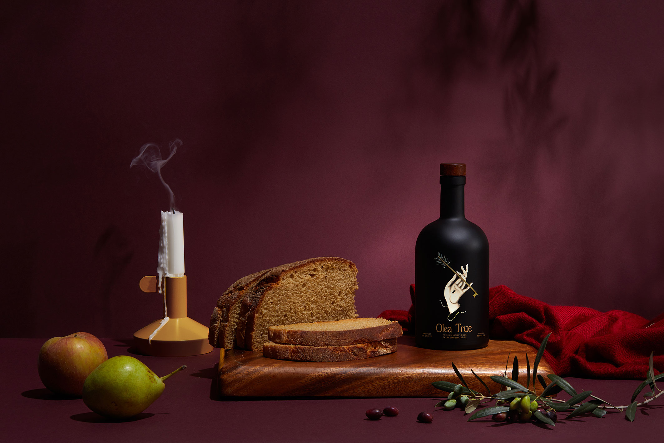Olea True Extra Virgin Olive Oil based in Los Angeles Greek Roots AG Design Agency