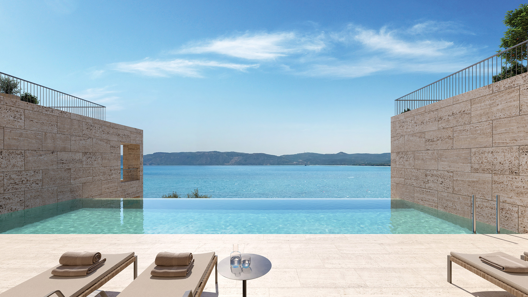 Petra Salis waterfront residence developed by AVAX Development in Chania, Crete, Greece