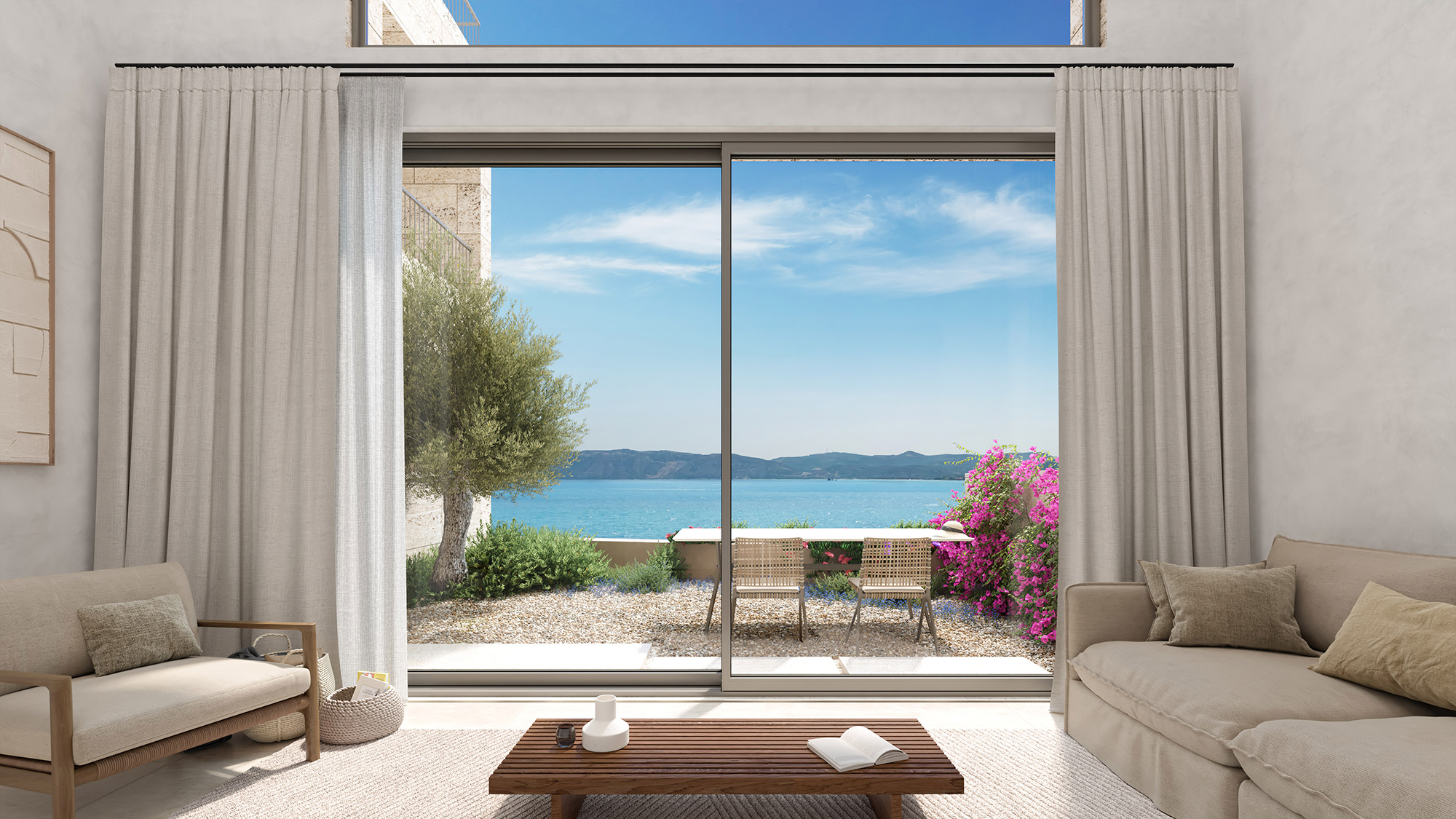 Petra Salis waterfront residence developed by AVAX Development in Chania, Crete, Greece