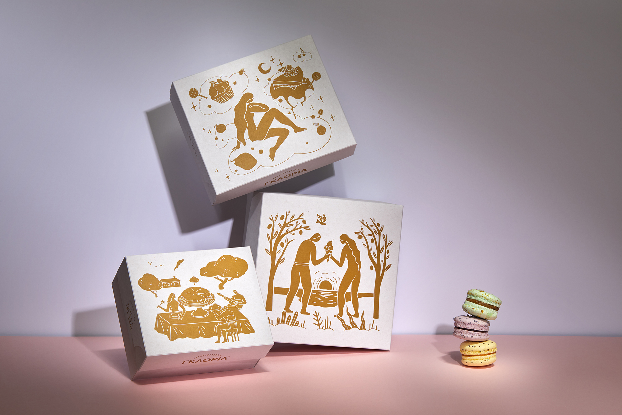 The joy of life Η χαρά της ζωής 60 χρόνια ζαχαροπλαστείο Γκλόρια AG Design Agency