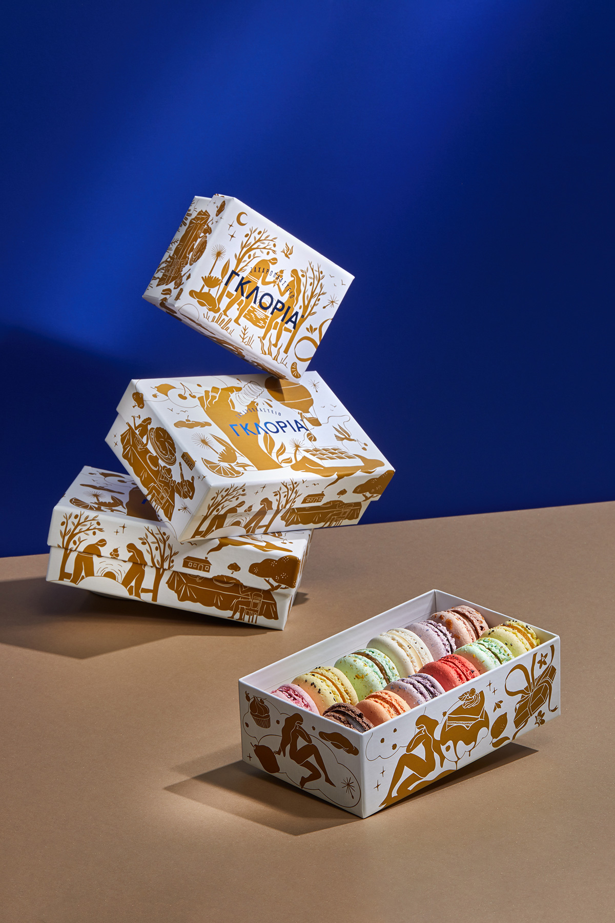 The joy of life Η χαρά της ζωής 60 χρόνια ζαχαροπλαστείο Γκλόρια AG Design Agency