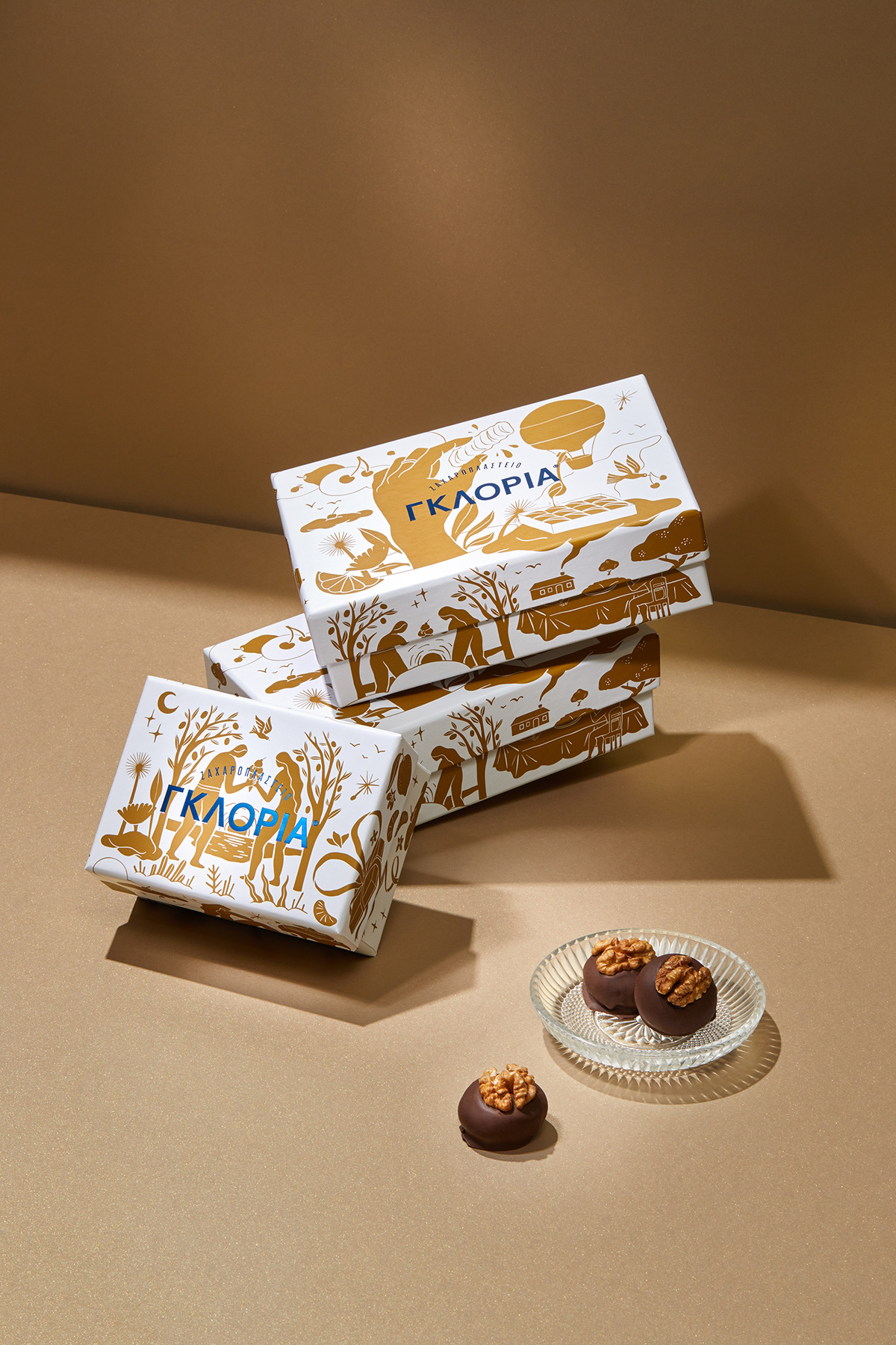 The joy of life Η χαρά της ζωής 60 χρόνια ζαχαροπλαστείο Γκλόρια AG Design Agency