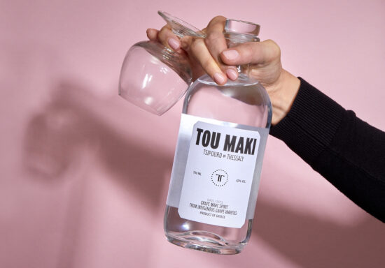 Tsipouro TOU MAKI Tsililis Terres Thes saly Grape Marc Spirit FROM INDIGENOUS GRAPE VARIETIES