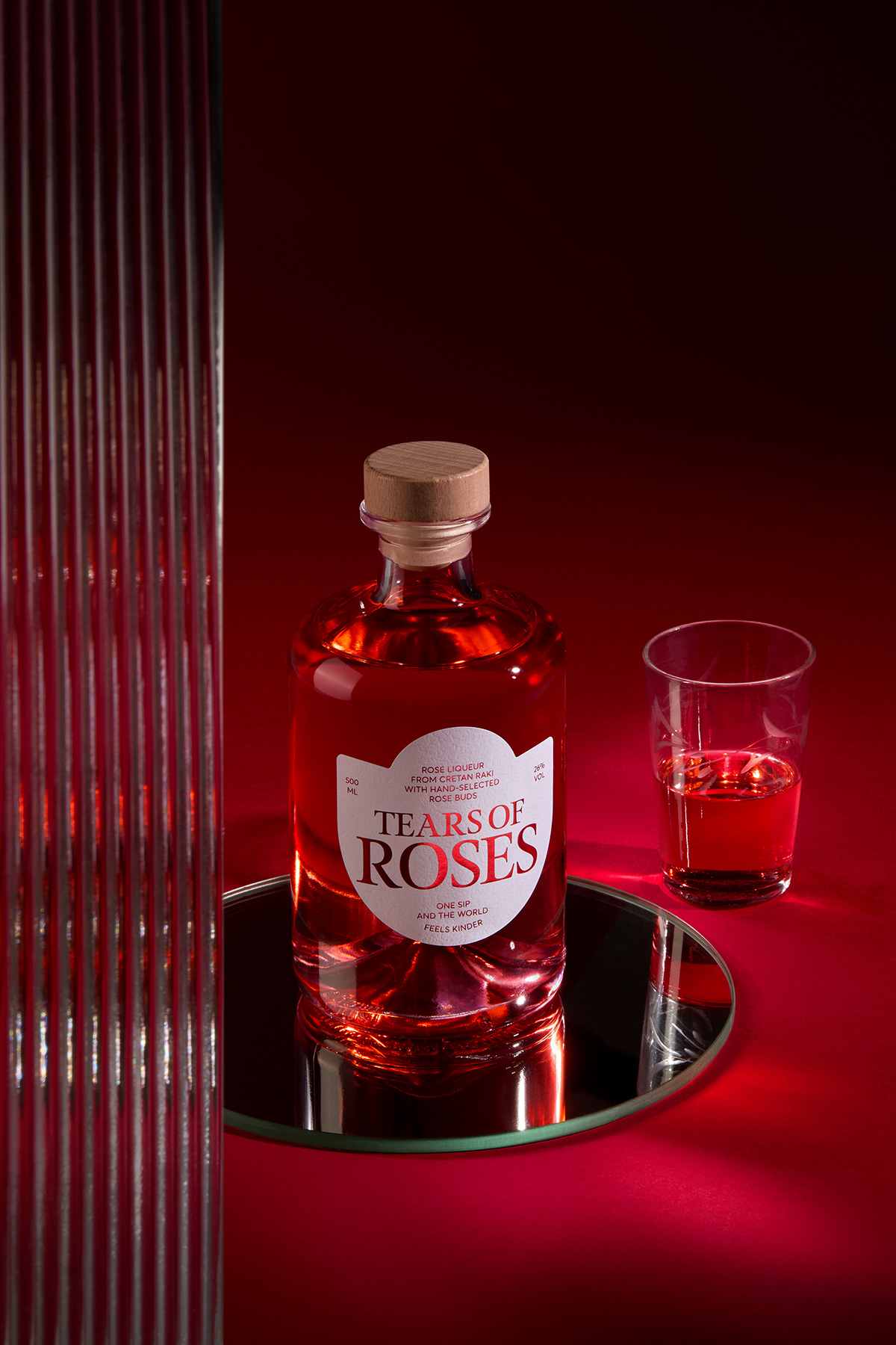 Tears of Roses Liqueur Spirit for Sport Crete Restaurant AG Design Agency