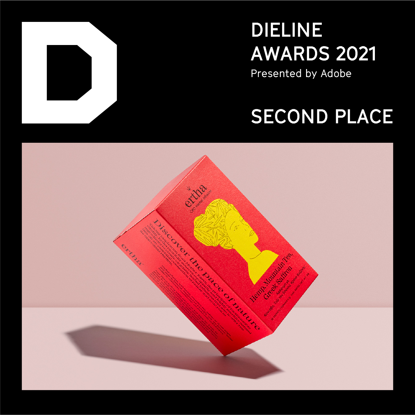 The Dieline Awards 2021 Ertha Herbal Infusions Award Winner Packaging AG Design Agency